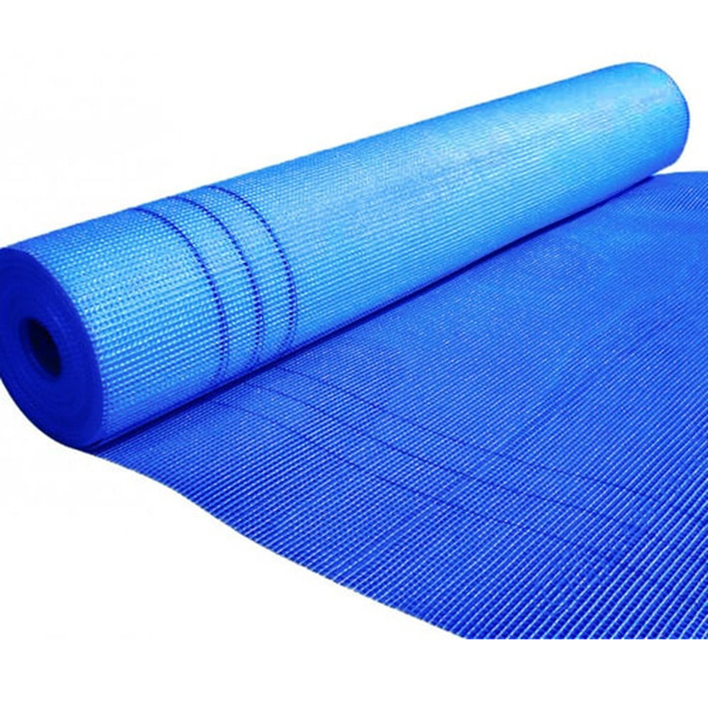 Склосітка армувальна, щільність 140 г/м2, чарунка 5x5 см, рулон 1.1x50 м, колір синій